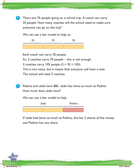 Max Maths, Year 4, Learn together, Word problems (2)