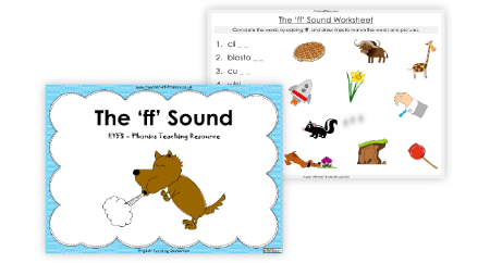 The 'ff' Sound - English Phonics PowerPoint Lesson withs