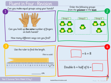 Multiplication and division - Make equal groups 2 - Starter