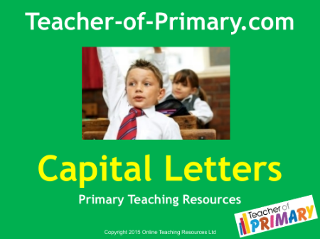 Capital Letters  Elementary School  - PowerPoint