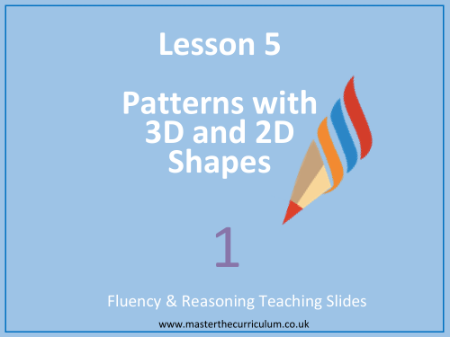 Geometry Shape - Patterns with 3D and 2D shapes - Presentation