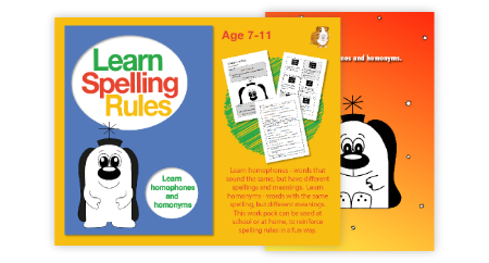 Learn Spelling Rules: Learn Homophones And Homonyms (7-11 years)