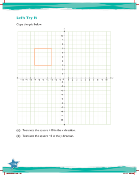 Max Maths, Year 6, Try it, Translations