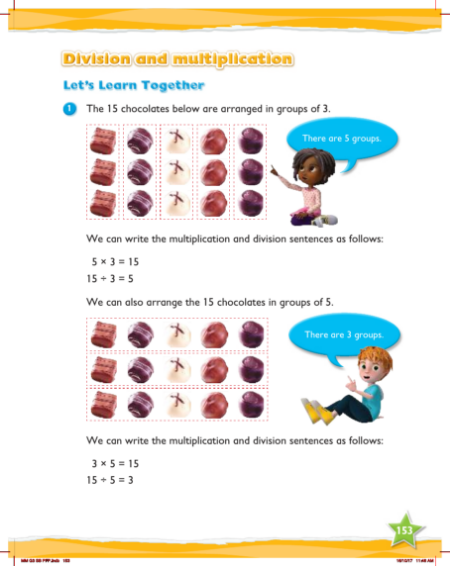 Max Maths, Year 3, Learn together, Division and multiplication (1)