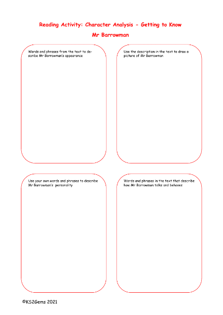 2. Character Analysis Mr Barrowman