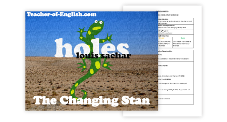 Holes Lesson 10: The Changing Stan