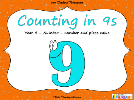 Counting in 9s - PowerPoint