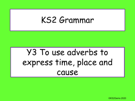 Adverbs Presentation