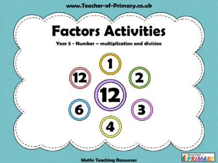 Factors Activities - PowerPoint