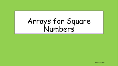 Square Number Arrays