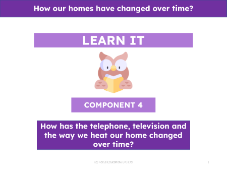 How has the telephone, television and the way we hear our home changed over time? - Presentation