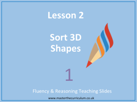 Geometry Shape - Sort 3D shapes - Presentation