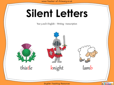 Silent Letters - PowerPoint