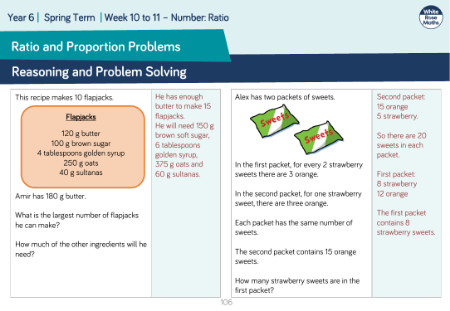 Ratio and Proportion Problems: Reasoning and Problem Solving