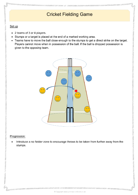 Fielding game - Cricket