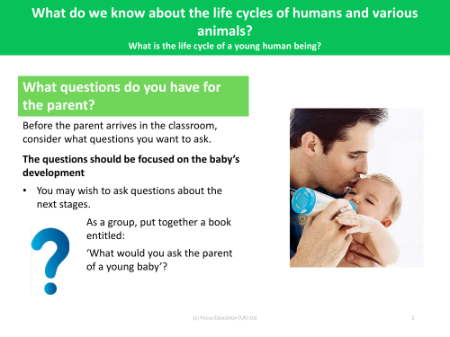What question do you have for the parent? - Changes as you grow - Year 5