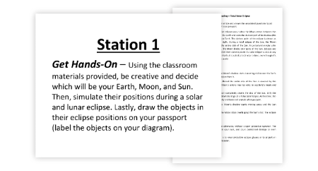 Eclipse - Solar and Lunar - 7 Engaging Lab Stations