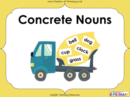 Concrete Nouns - PowerPoint