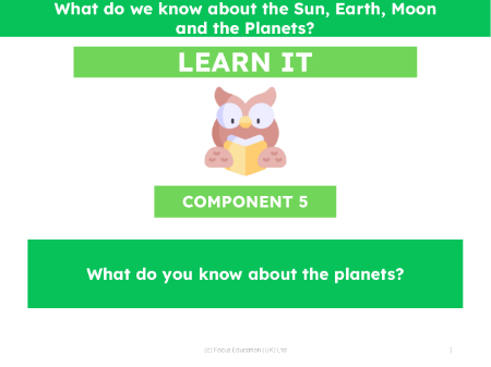 What do you know about the planets? - Presentation