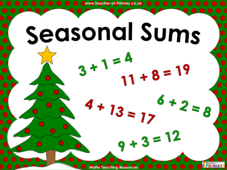 Seasonal Sums - PowerPoint