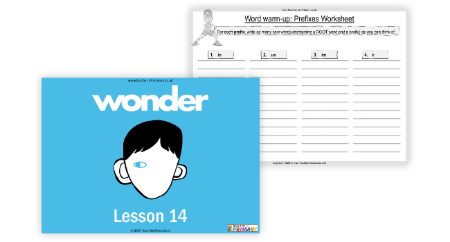 Wonder Lesson 14: Choose Kind