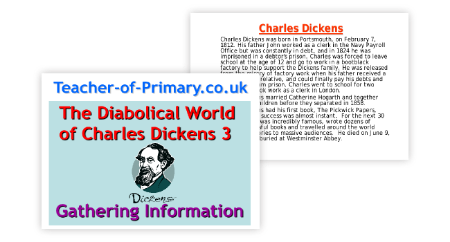 The Life of Charles Dickens - Lesson 3 - Charles Dickens Information