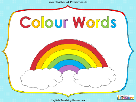 Colour Words - PowerPoint
