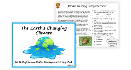 Climate Change - Unit 1 - Reading Comprehension