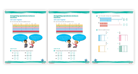 Recognising equivalence between fractions