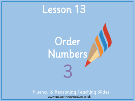 Place value - Order numbers  - Presentation
