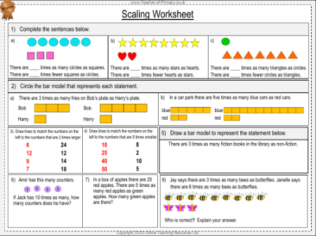 Scaling - Worksheet