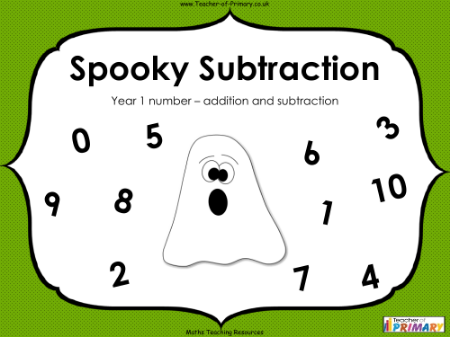 Spooky Subtraction - PowerPoint