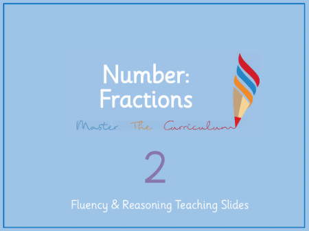 Fractions - Equivalence of a half and two quarters - Presentation