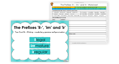 The Prefixes 'il-', 'im' and 'ir'