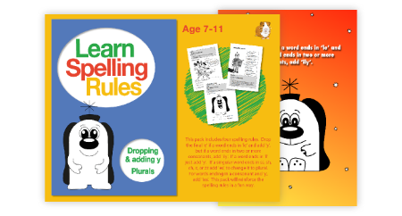 Learn Spelling Rules: Dropping And Adding ‘y’ And Plurals (7-11 years)