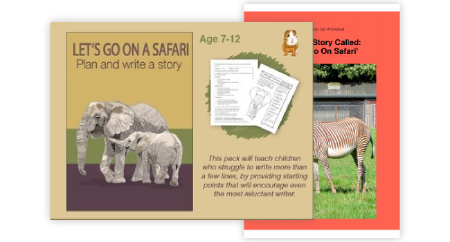 Write A Story Called 'Let's Go On A Safari' (7-11 years)