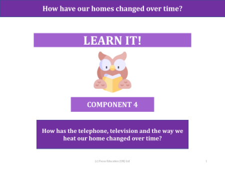 How has the telephone, television and the way we hear our home changed over time? - Presentation