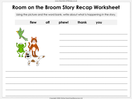 Lesson 5 - Story Recap Worksheet 4