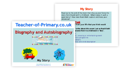 Biography and Autobiography - Lesson 10 - My Story
