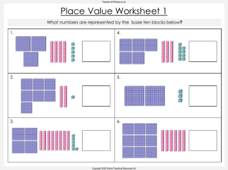 Place Value - Worksheet