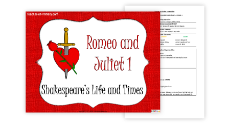 Romeo & Juliet Lesson 1: Shakespeare's Life and Times
