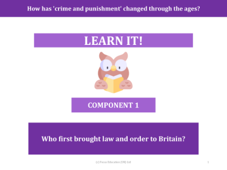 Who first brought law and order to Britain? - Presentation