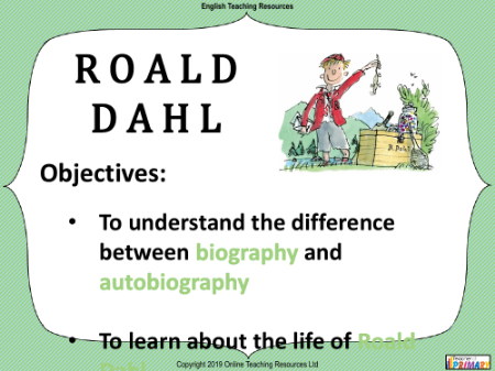 Autobiography and Biography Powerpoint