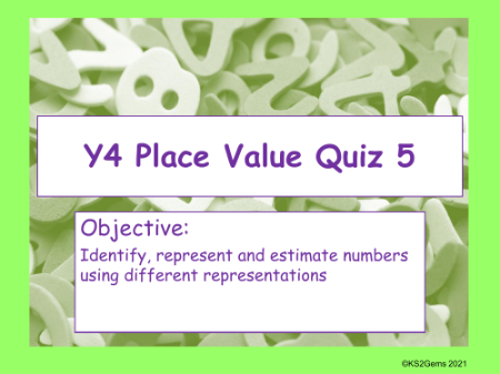 Place Value Quiz 5