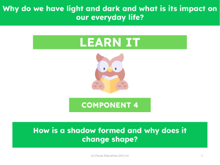 How is a shadow formed and why does it change shape? - Presentation