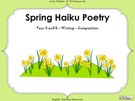 Spring Haiku Poetry - PowerPoint