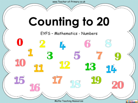 Counting to 20 - PowerPoint
