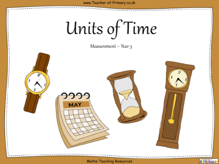 Units of Time  - Powerpoint