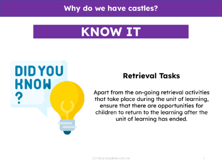 Know it! - Castles - Kindergarten