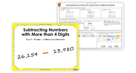 Subtracting Numbers with More than 4 Digits